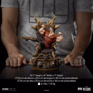 Beauty and the Beast Iron Studios Gaston Deluxe Resin Statue