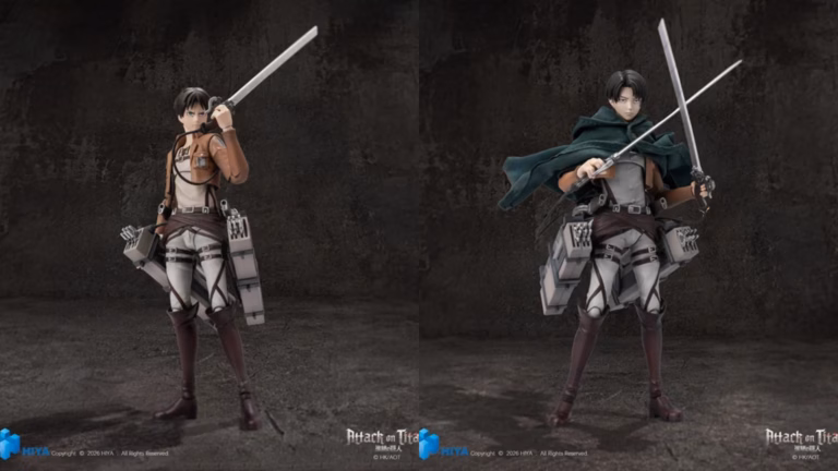 Attack on Titan Hiya Toys Levi Ackerman x Eren Yeager