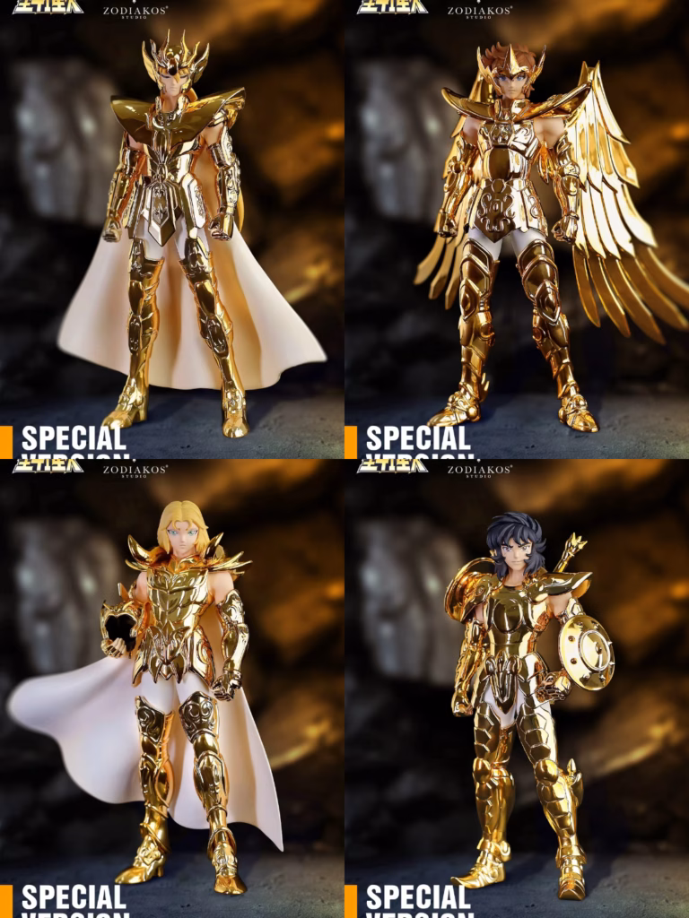 Saint Seiya Zodiakos Studio Dohko x Mu x Aiolos x Shaka Special Version Licensed